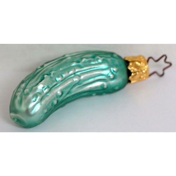 ANTIQUE GERMAN LOT 6 FISH CORN CUCUMBER TOMATO PINEAPPLE CHRISTMAS ORNAMENTS - Picture 5 of 13